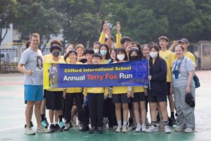 2023 Terry Fox Run at Clifford International School in Panyu, Guangzhou, China