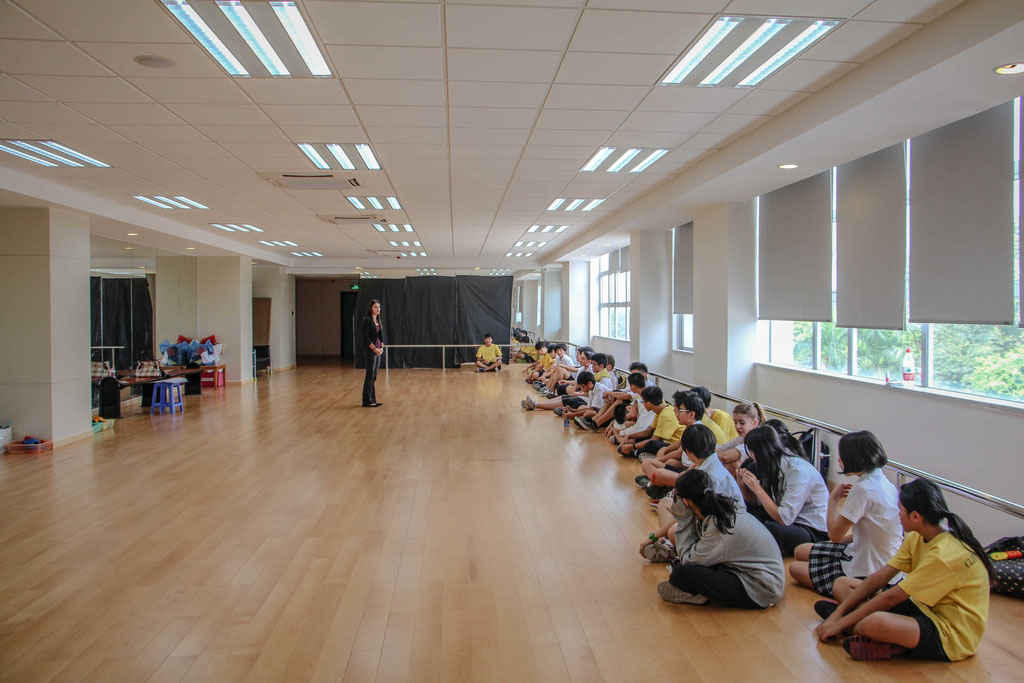 Drama room at Clifford International School in Guangzhou, Panyu, China