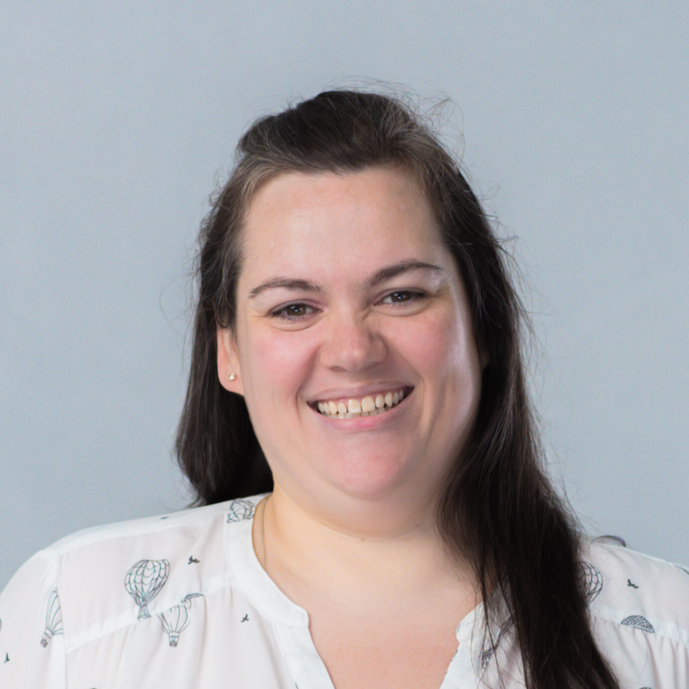 Portrait of Jacki Lagiewka, a teacher at Clifford International School in Panyu, Guangzhou, China