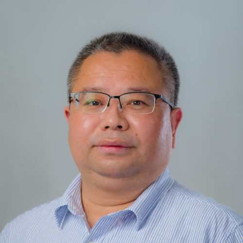 Portrait of Li Xiaoyong, a Mandarin teacher at Clifford International School in Panyu, Guangzhou, China