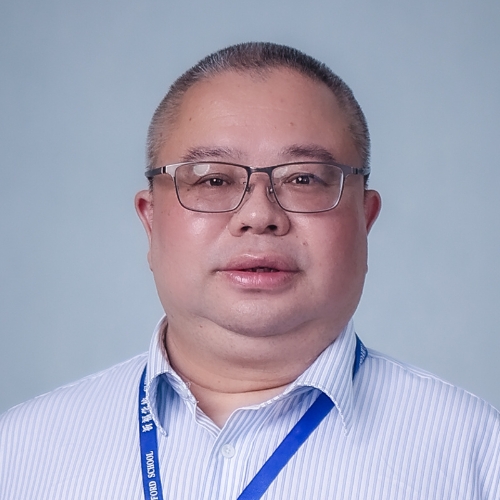 Portrait of Mr. Li, a teacher at Clifford International School in Panyu, Guangzhou, China